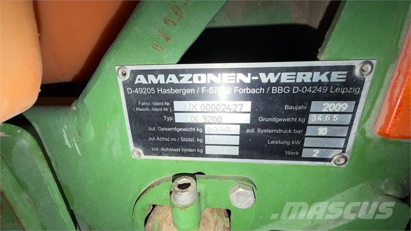 Amazone UX 3200 Irroratrici trainate