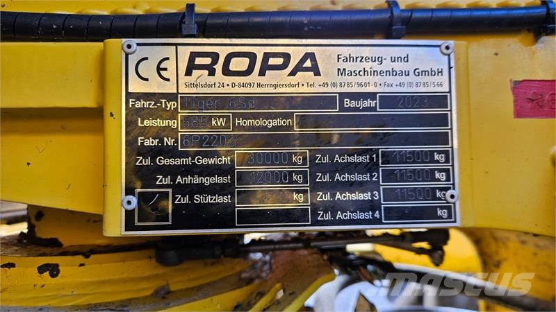 Ropa Tiger 6s XL 6s XL 9 rækket Beet harvesters