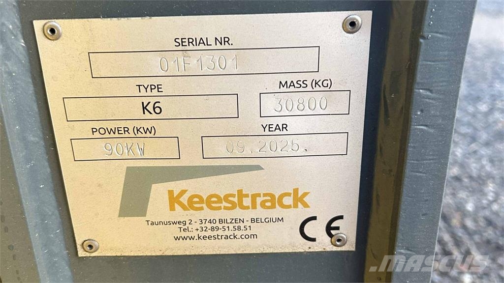 Keestrack K6 Scalping Screener Zeefinstallatie