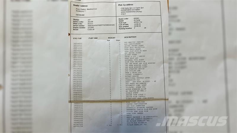 Case IH FARMLIFT 742 Teleskoplader