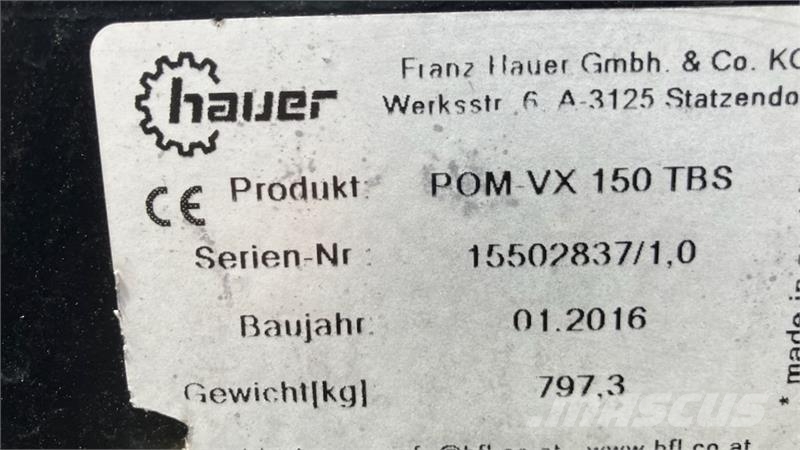 Hauer Pom VX 150 Passer på Case IH Puma Cargadoras y excavadoras frontales