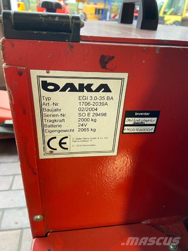 Baka EGI3,0-35BA Ručni električni viljuškar