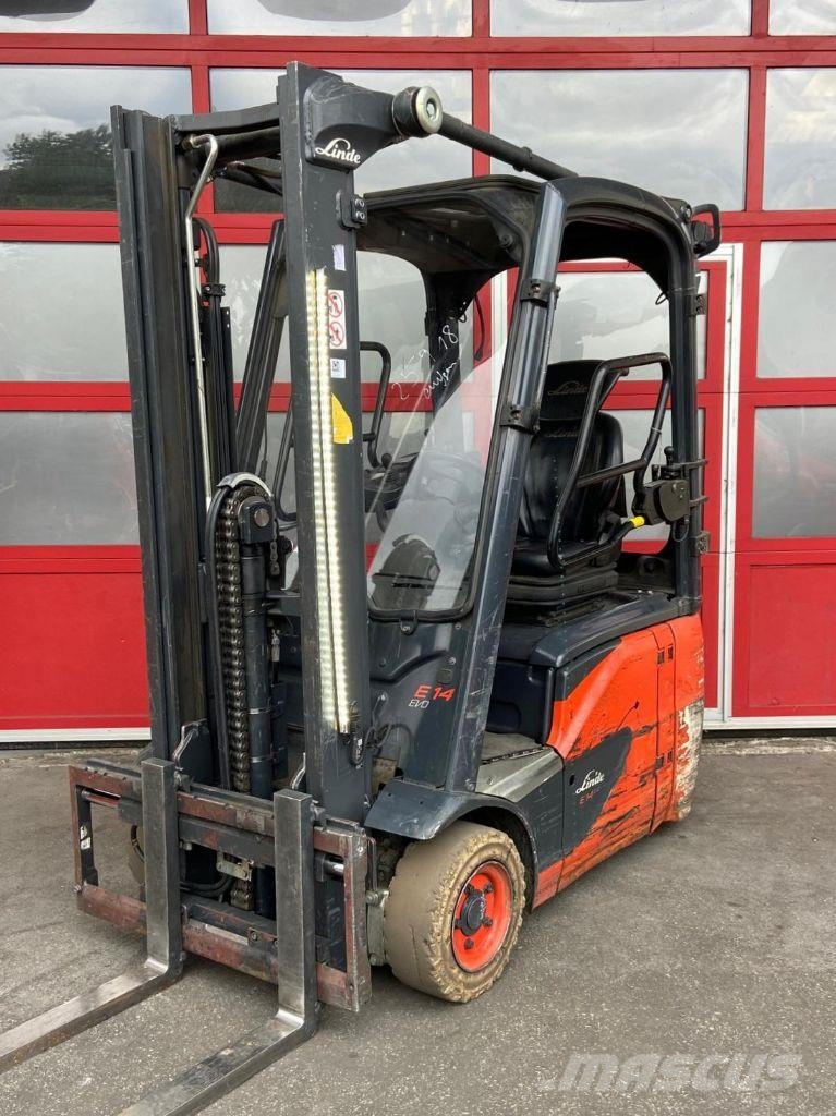 Linde E14-02 شاحنات ذات رافعات شوكية تعمل بالكهرباء