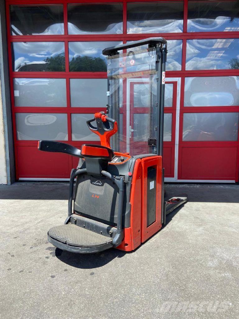 Linde L14AP Παλετοφόρα πεζού χειριστή με ιστό
