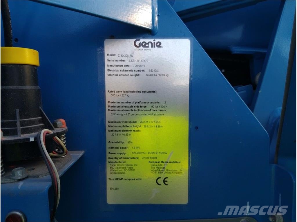 Genie Z-30/20N Leddede bomlifter