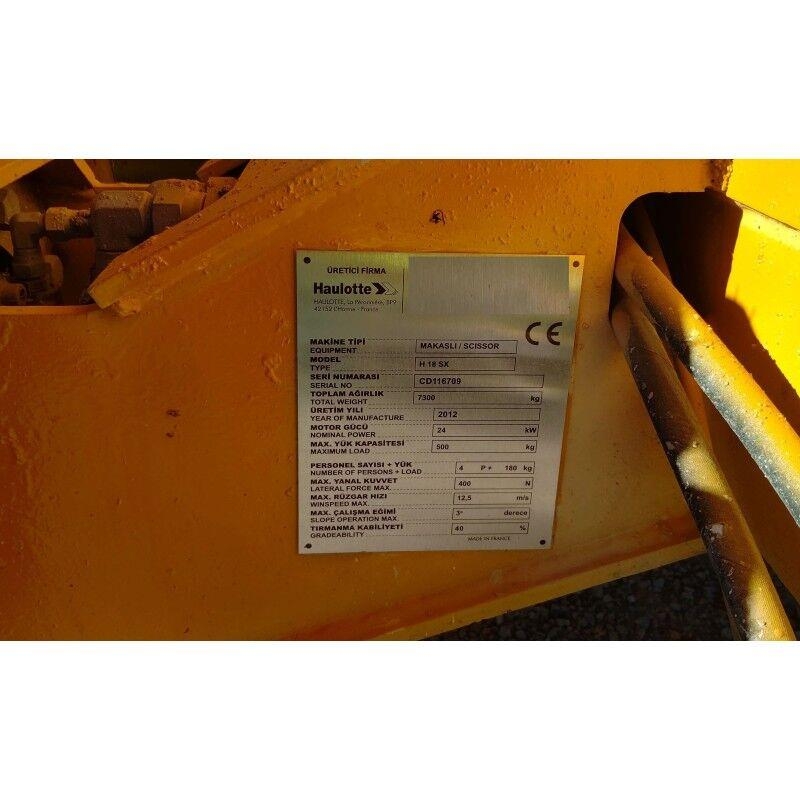 Haulotte H18SX Schaarhoogwerkers