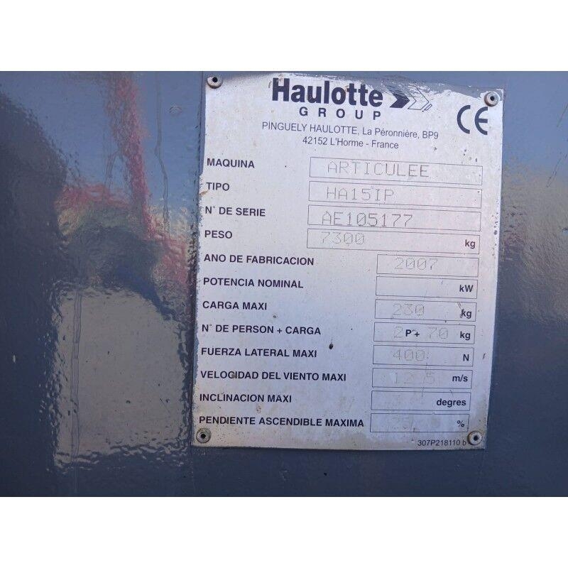 Haulotte HA15IP Articulated boom lifts