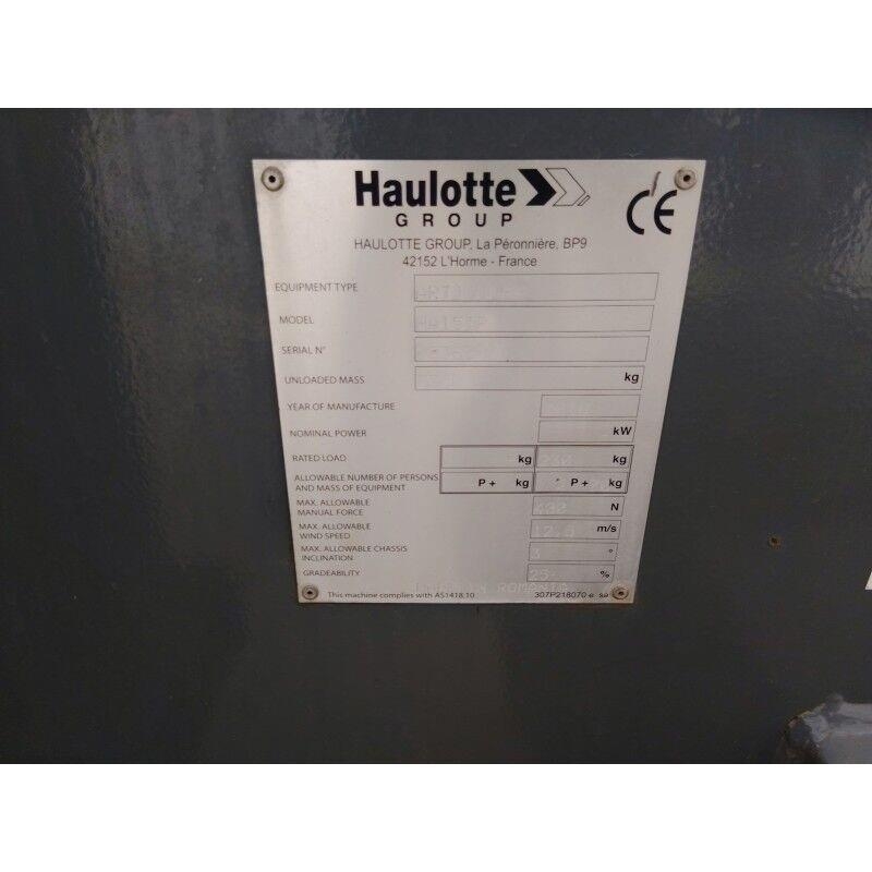 Haulotte HA15IP Gelenkteleskoparbeitsbühnen
