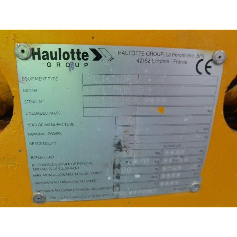 Haulotte OPTIMUM 8 Saxliftar