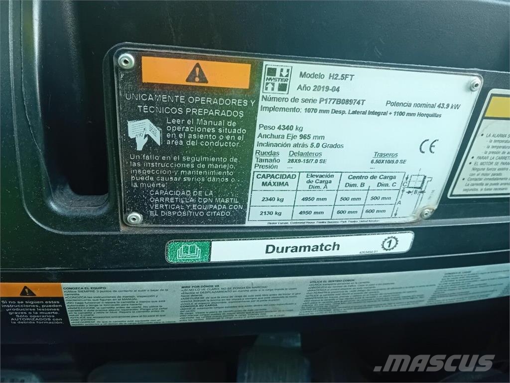 Hyster H2.5FT Камиони с АГУ