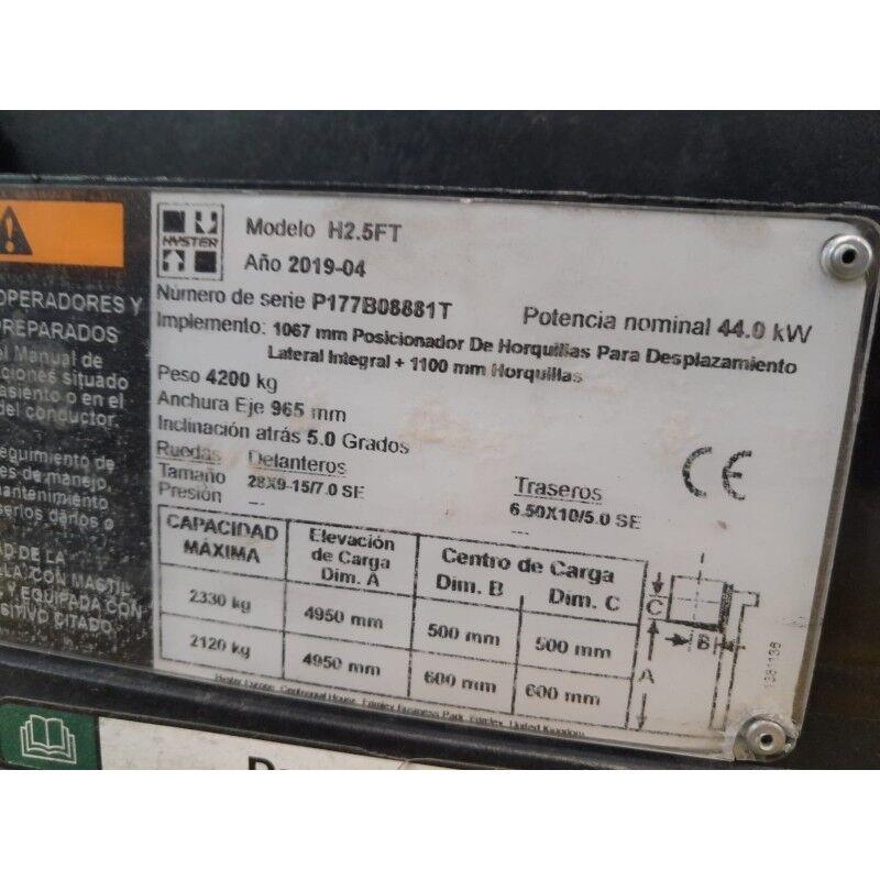 Hyster H2.5FT Diesel forklifts