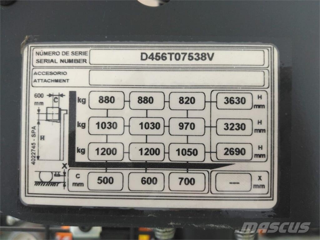 Hyster S1.2 핸드 파레트 스태커