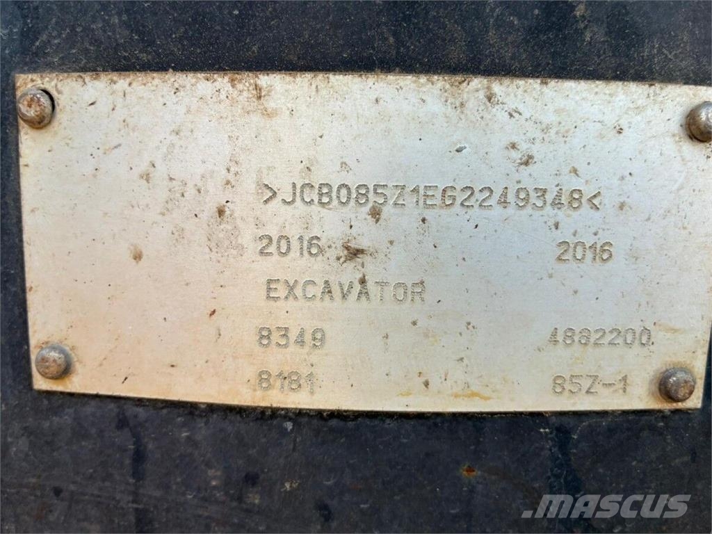 JCB 85Z-1 Midikaivukoneet 7t - 12t