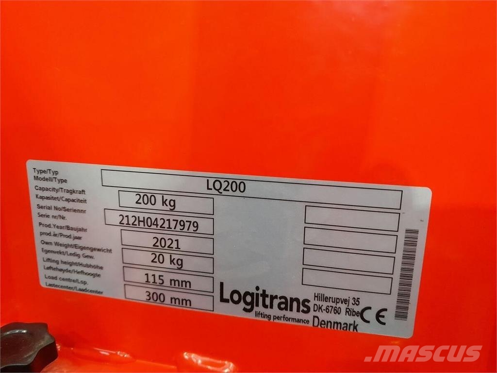 Logitrans LOGIQ 200 Transpaletler