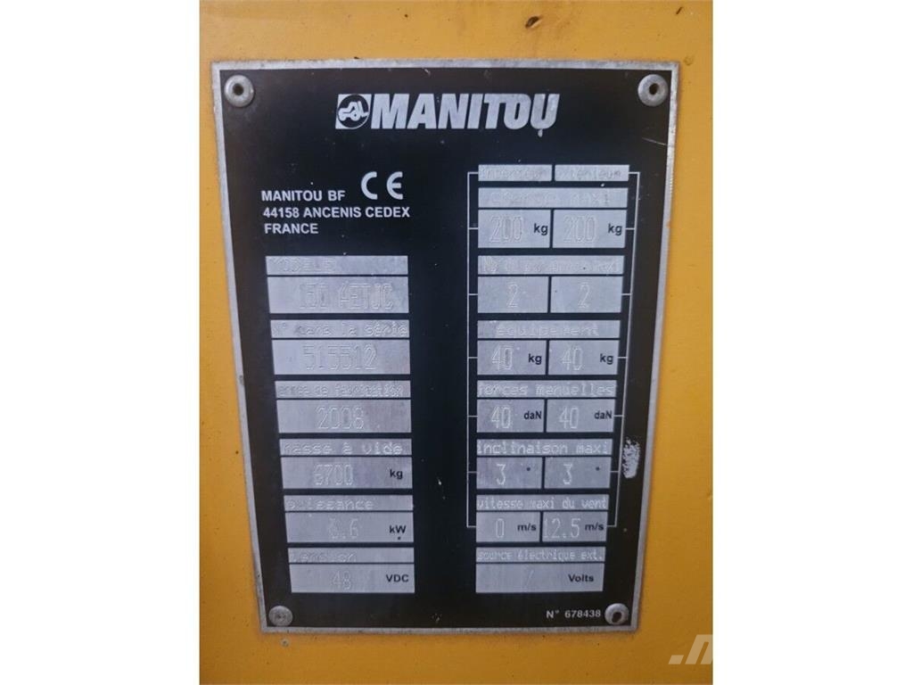 Manitou 150 AETJC Gelenkteleskoparbeitsbühnen