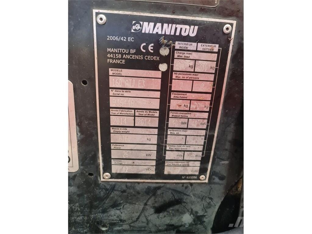 Manitou 160 ATJ E3 Gelenkteleskoparbeitsbühnen
