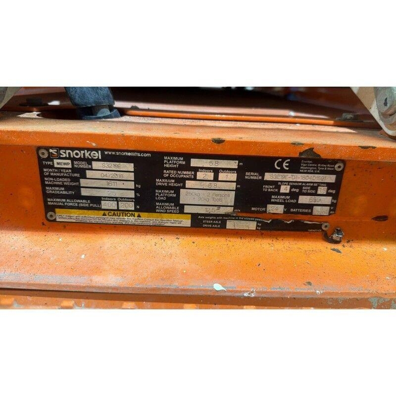 Snorkel S3219E Makasli platformlar