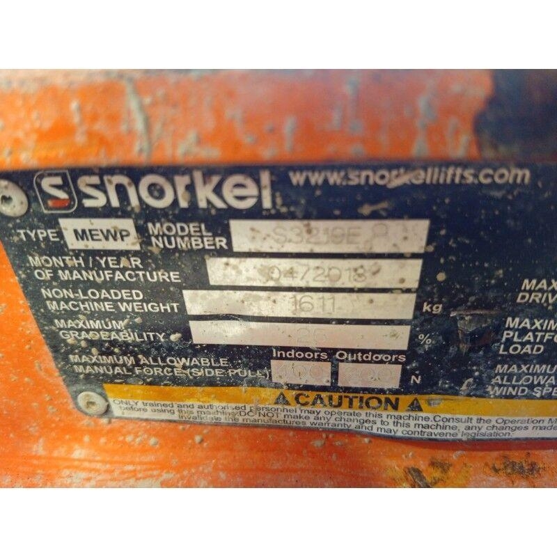 Snorkel S3219E Makasli platformlar