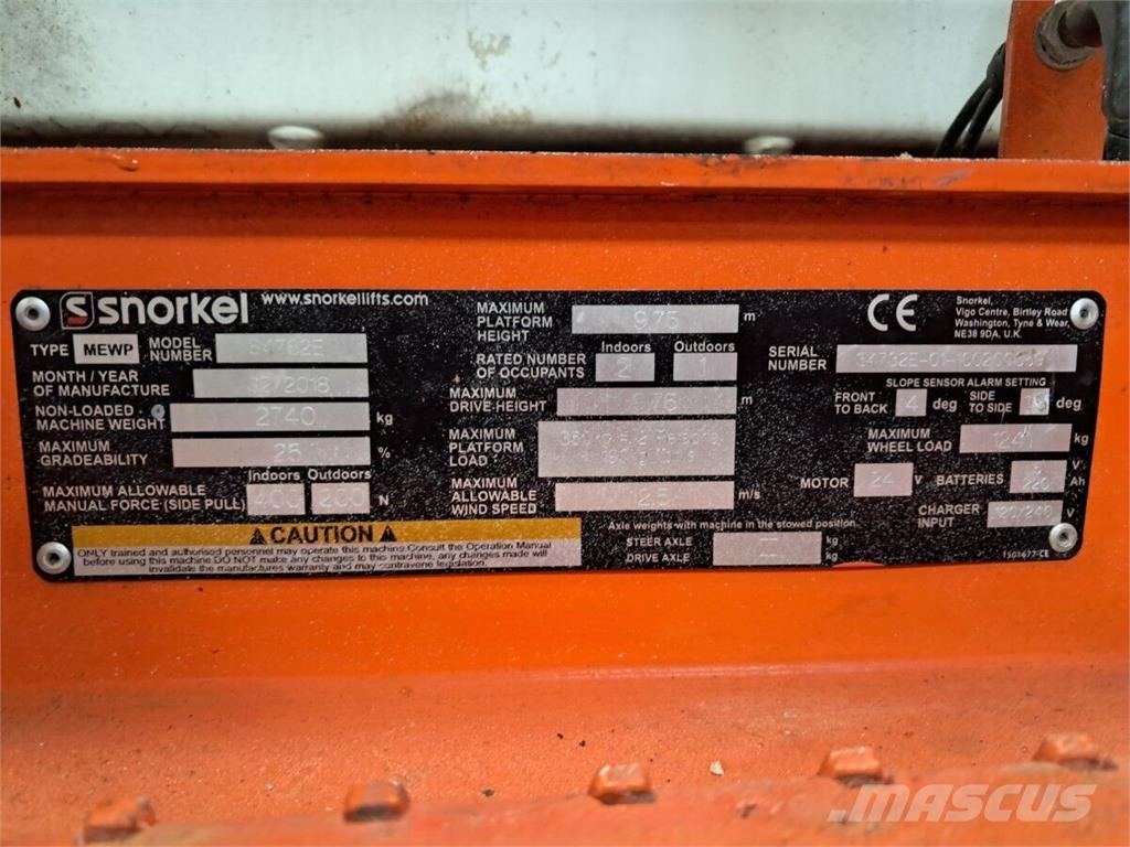 Snorkel S4732E Käärtõstukid