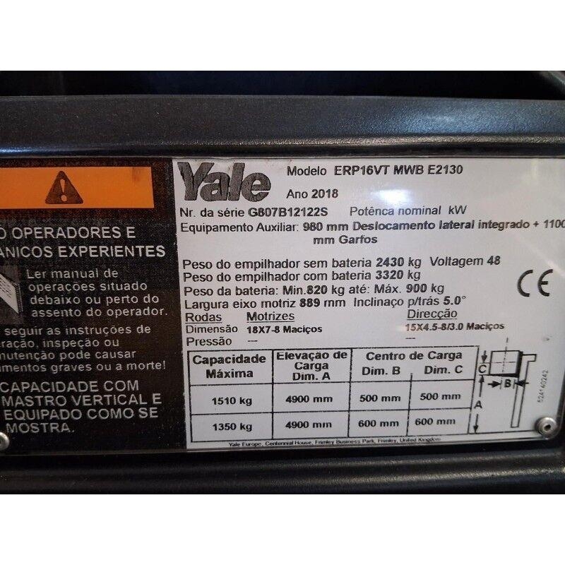 Yale ERP16VT MWB Autokrāvēji - citi