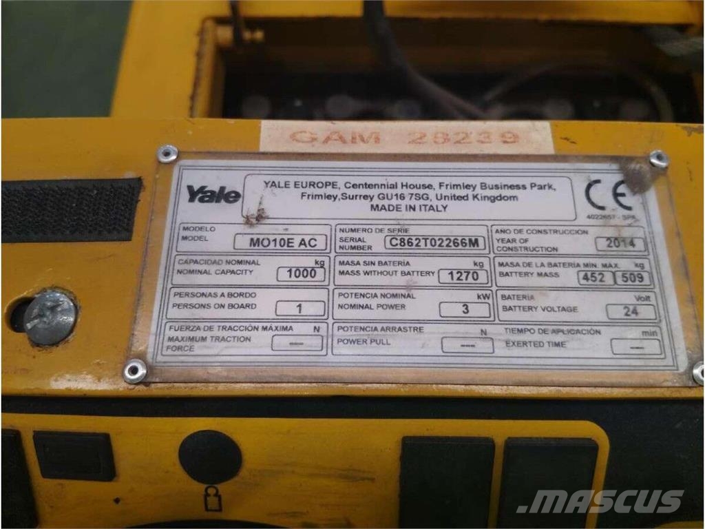 Yale MO10E AC Orta seviye siparis toplayici