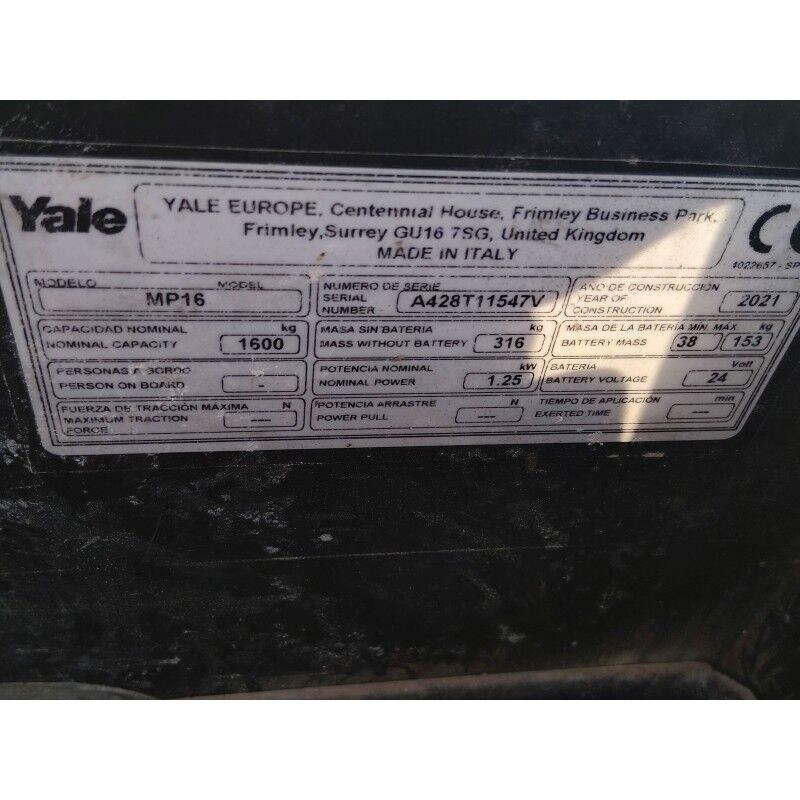 Yale MP16 Ручные электрические тележки