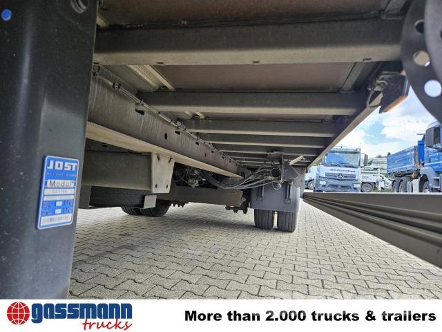 Ackermann Z-KA-F 10.5/7.6TZ, Schiebeplane links Gesloten opbouw trailers