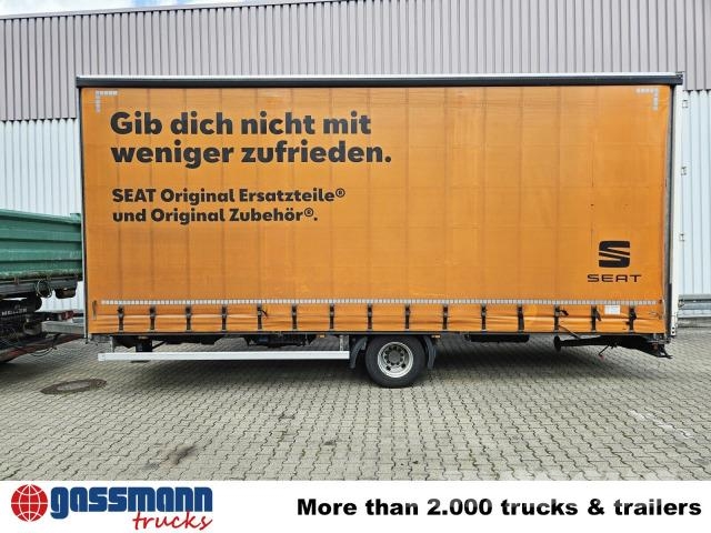 Ackermann Z-KA-F 10.5/7.6TZ, Schiebeplane links Gesloten opbouw trailers