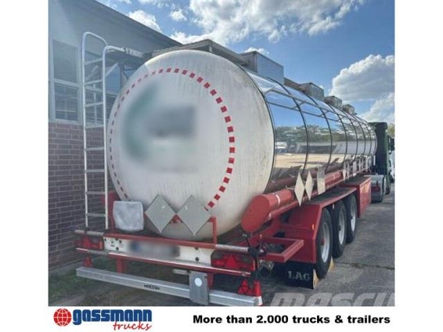  Andere Chemie-Tankauflieger ca. 32000l, 4 Kammern Otros semirremolques