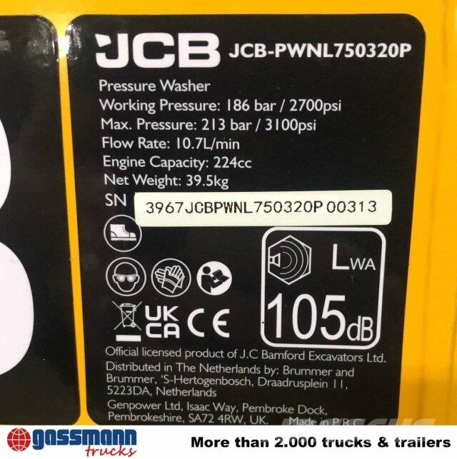  Andere PWNL750320P Benzin-Hochdruckreiniger 建筑机械-其他