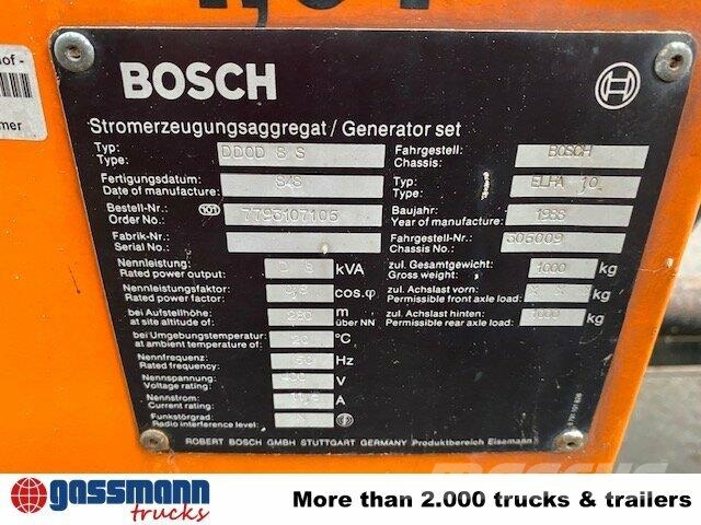 Bosch DDOD 8 S Notstromaggregat Κατασκευές - Άλλα