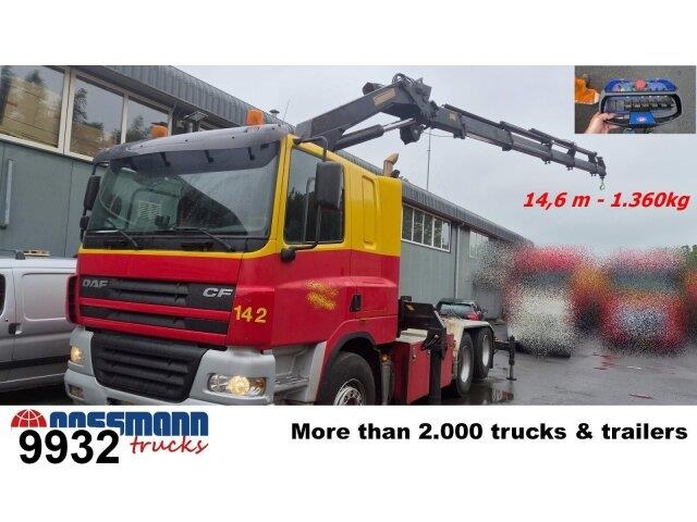 DAF 85 CF 6x2 HMF Kran 2823 K5 Funk Seilwinde Prime Movers