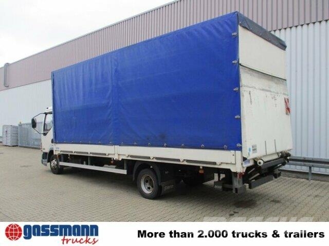 DAF AE 45.150 LF 4x2, Plane Spriegel LBW Flatbed / Dropside trucks