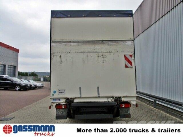 DAF AE 45.150 LF 4x2, Plane Spriegel LBW Flatbed / Dropside trucks