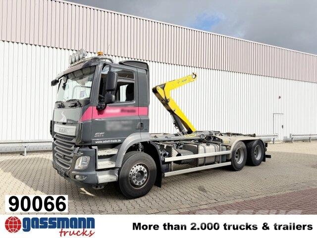 DAF CF 460 FAS 6x2, Navi, Doppelknick, Вантажівки з гаковим підйомом