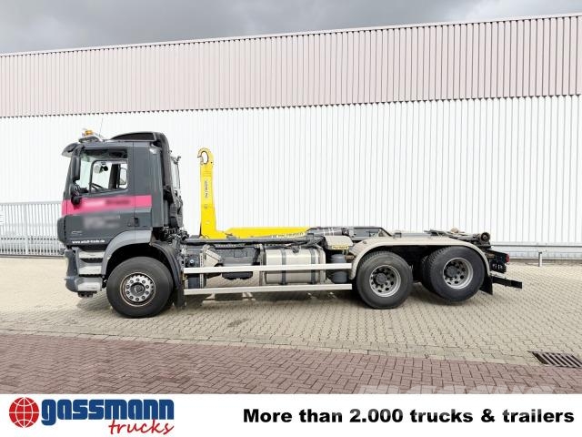 DAF CF 460 FAS 6x2, Navi, Doppelknick, Вантажівки з гаковим підйомом