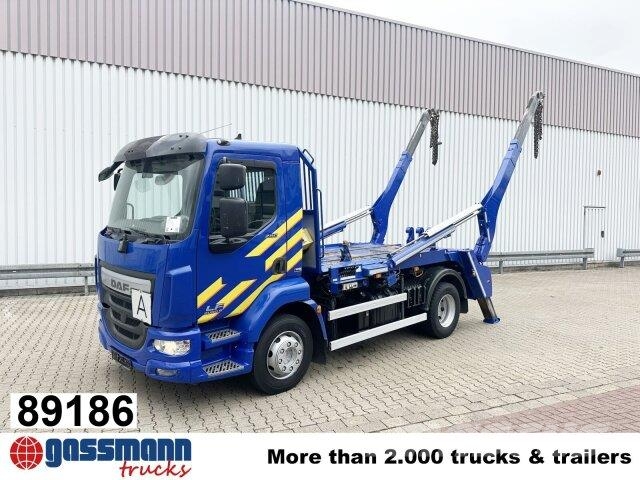 DAF LF 280 4x2, Tele-Absetzer, schwenkbar 케이블 리프트 탈착식 트럭