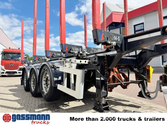 Doll LOGO H3L-14XL, Liftachse, Nachlauflenkachse, Timber semi-trailers