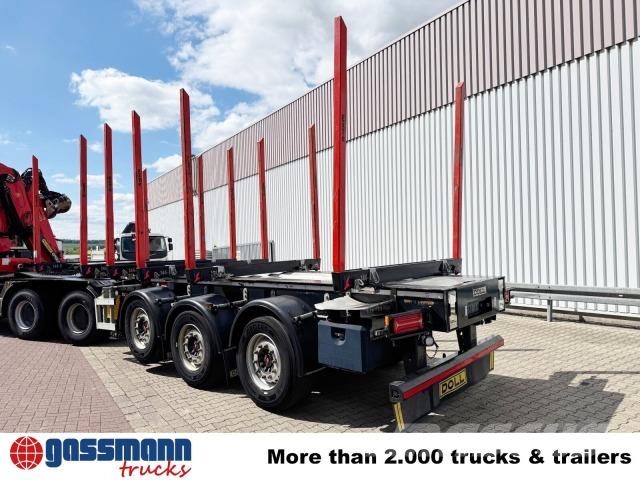 Doll LOGO H3L-14XL, Liftachse, Nachlauflenkachse, Timber semi-trailers