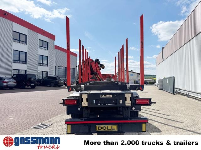 Doll LOGO H3L-14XL, Liftachse, Nachlauflenkachse, Timber semi-trailers