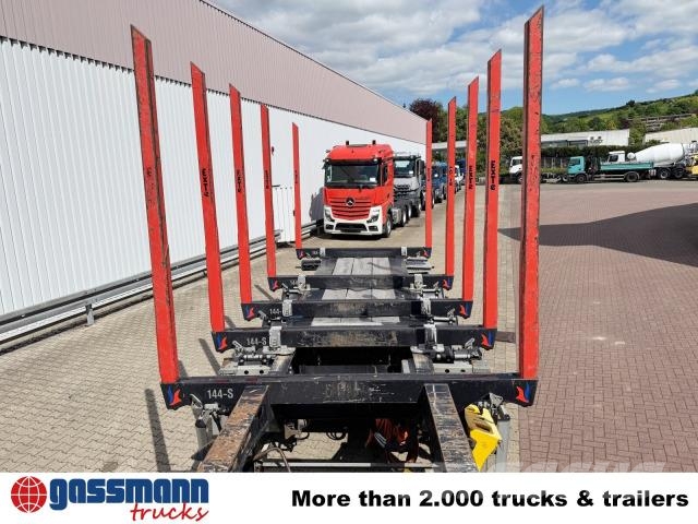 Doll LOGO H3L-14XL, Liftachse, Nachlauflenkachse, Timber semi-trailers