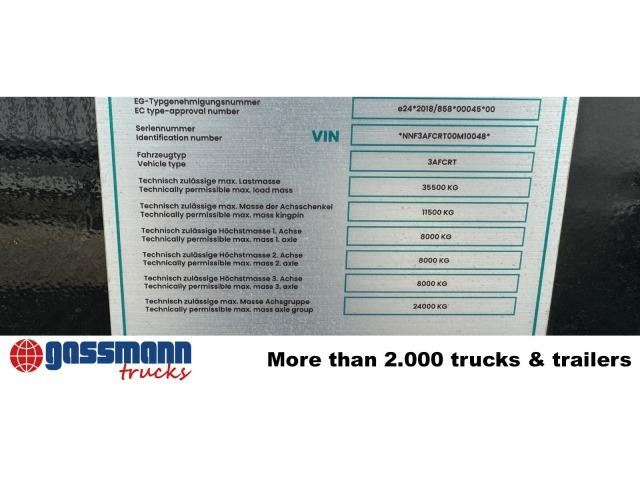 Euro ATM 27, HARDOX Stahlmulde ca. 27m³, Tipper semi-trailers