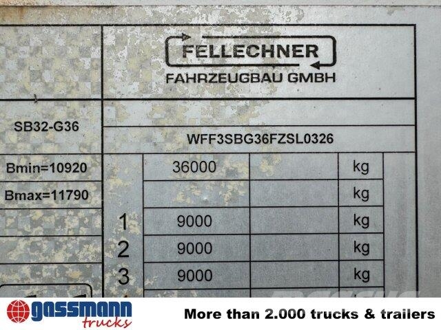 Fellechner SB32-G36, ausziehbar um 1,5m Curtainsider semi-trailers