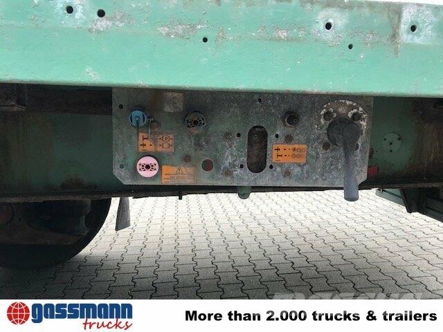 General Trailer SYY3FP Plattformauflieger, Liftachse Semirremolques de caja de lona