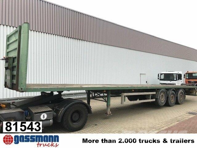 General Trailer SYY3FP Plattformauflieger, Liftachse Semirremolques de caja de lona
