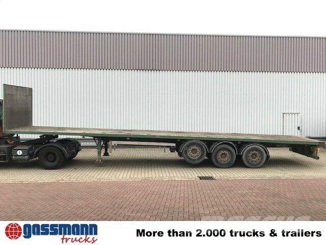General Trailer SYY3FP Plattformauflieger, Liftachse Semirremolques de caja de lona