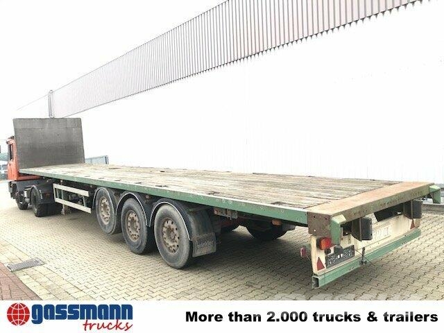 General Trailer SYY3FP Plattformauflieger, Liftachse Semirremolques de caja de lona