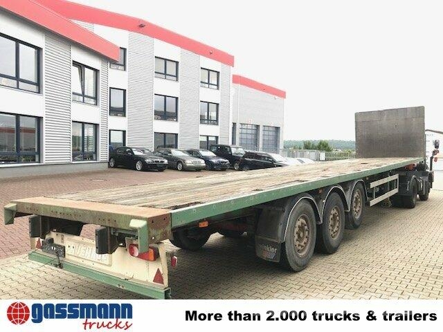 General Trailer SYY3FP Plattformauflieger, Liftachse Semirremolques de caja de lona