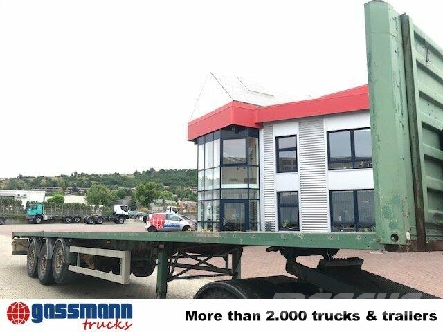General Trailer SYY3FP Plattformauflieger, Liftachse Semirremolques de caja de lona