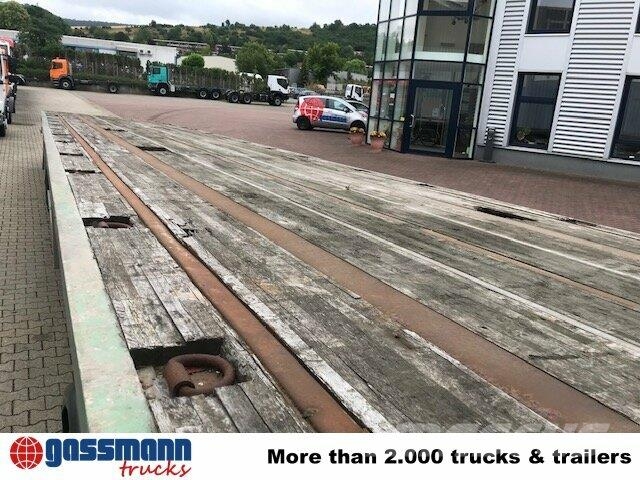General Trailer SYY3FP Plattformauflieger, Liftachse Semirremolques de caja de lona